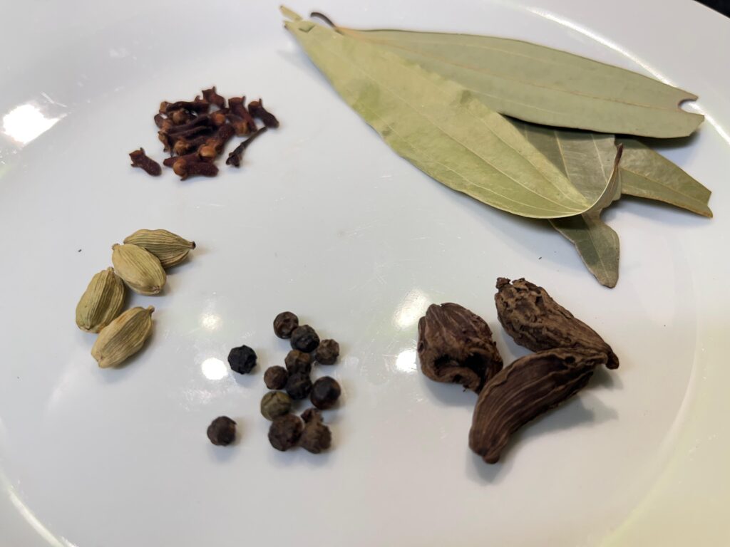 spices for aloo gosht